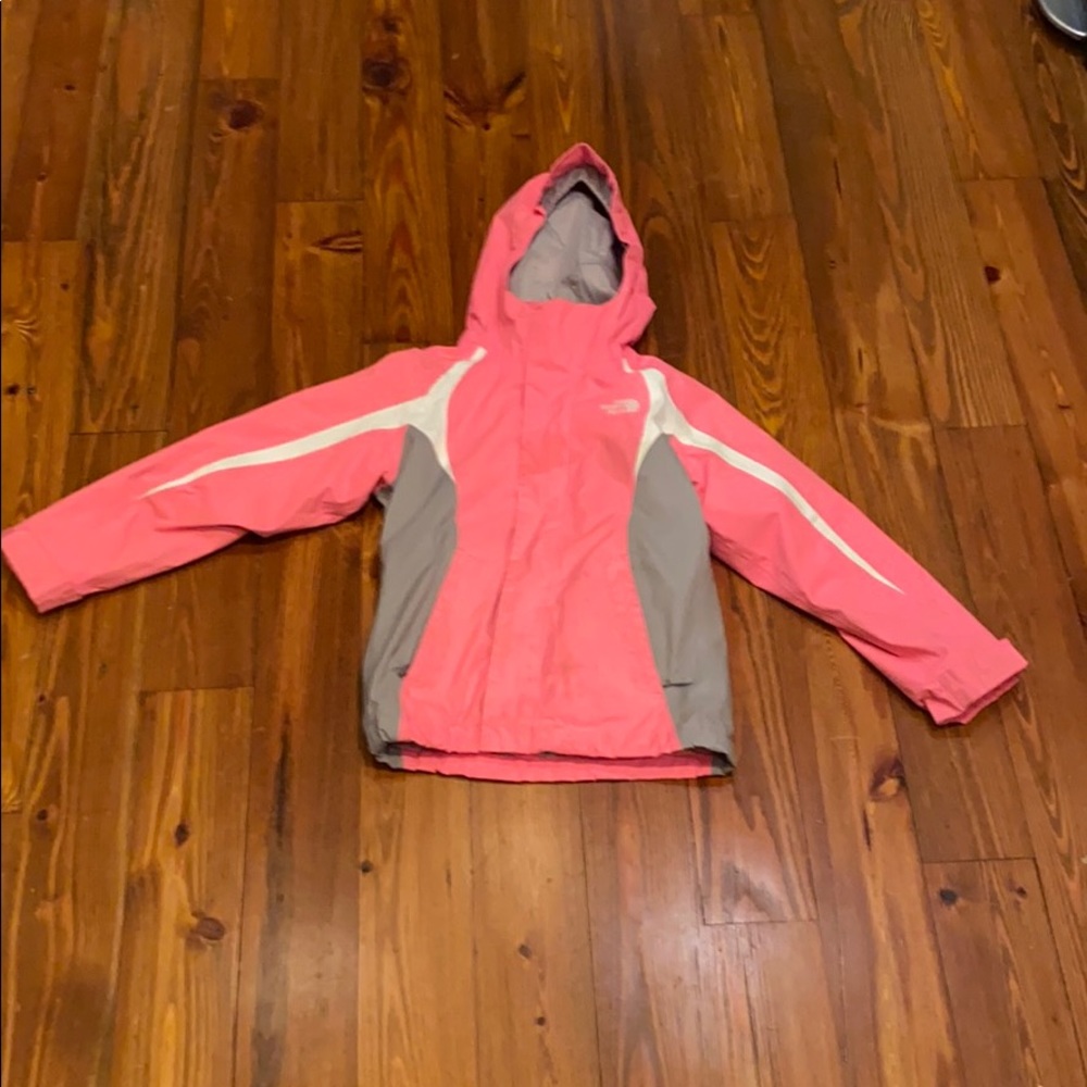 TNF Two Piece Ski / Winter Coat Size7/8